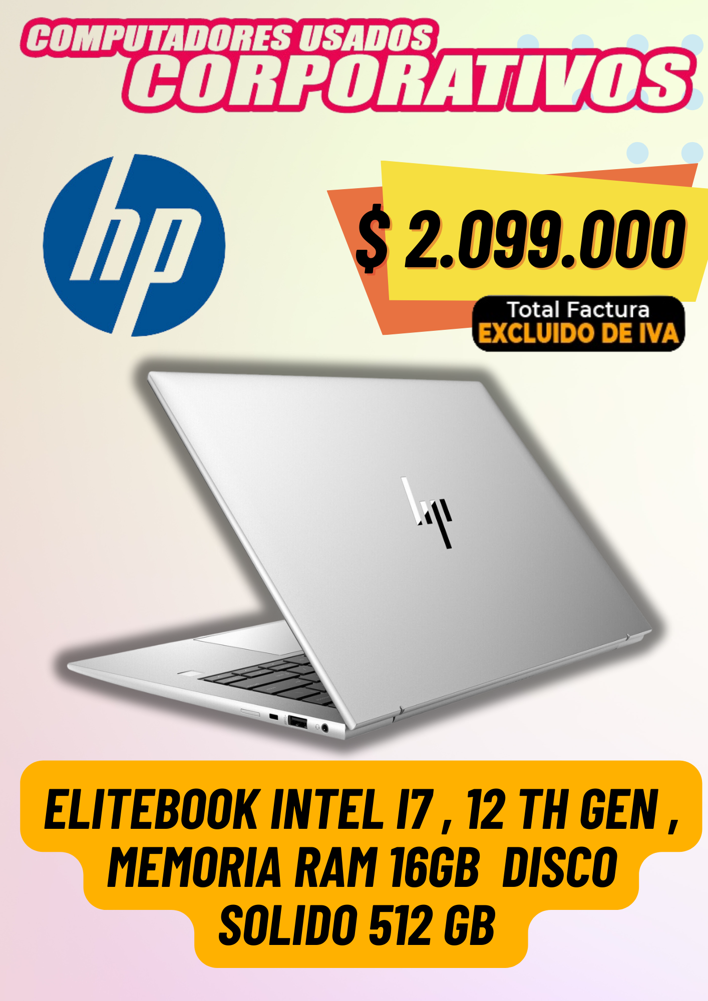 Elitebook Intel® I7 Core™ 12 th